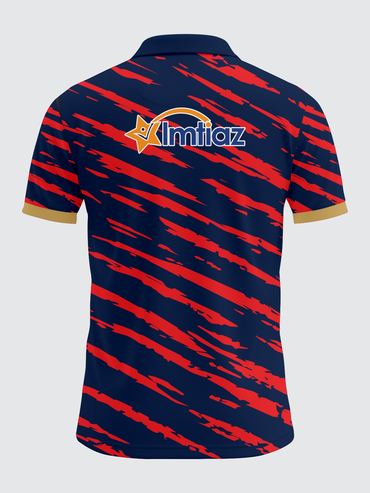 Zaibkaar "Karachi Kings Edition" 2026 Jersey β Royal Blue & Crimson Pulse - Image 2